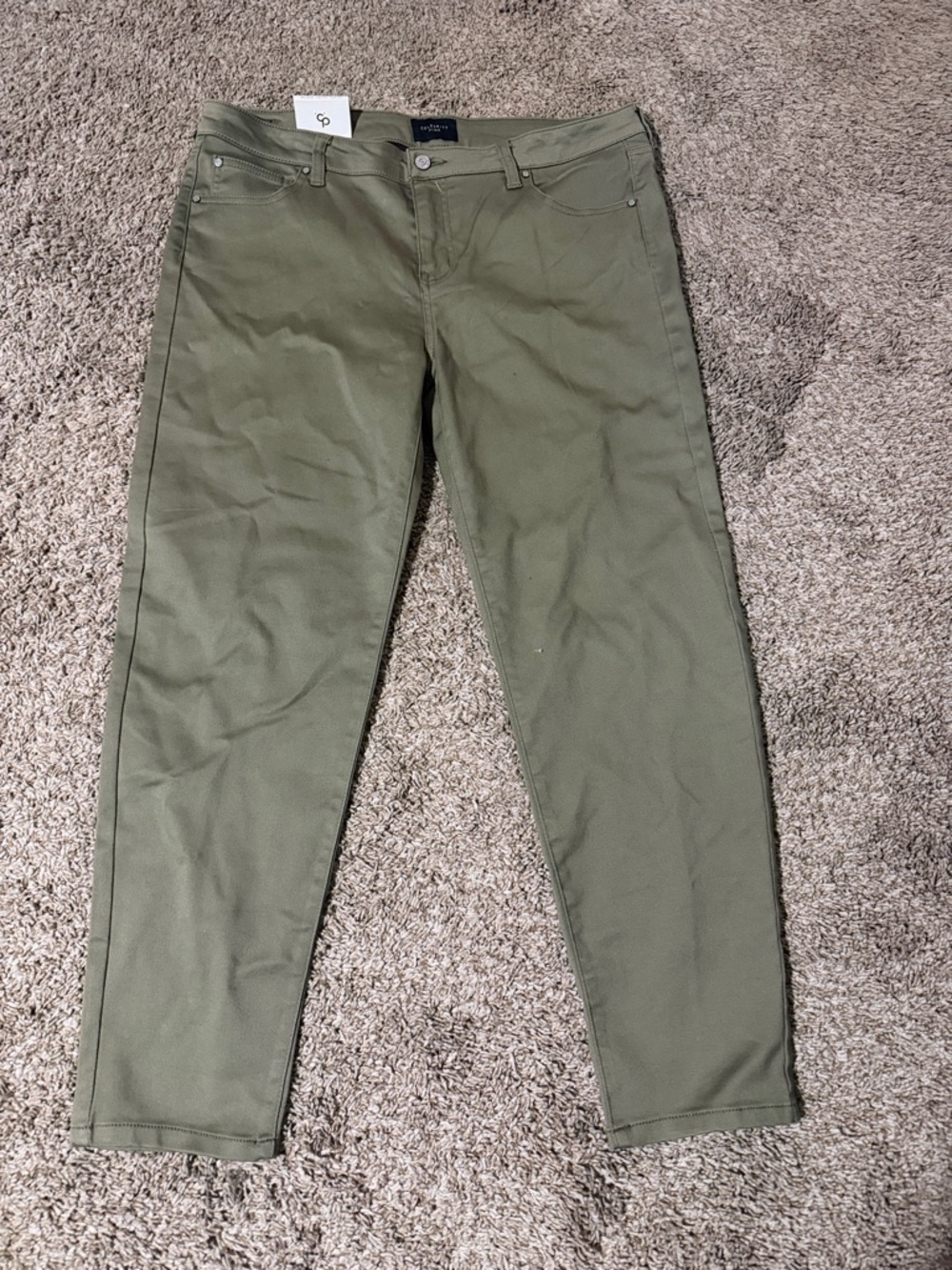NWT Celebrity Pink Olive Green Ankle Skinny Jeans